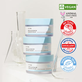 IUNIK on bathroom shelf staged lifestyle scene suggesting daily routine compatibility