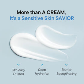 IUNIK open jar revealing creamy texture for rich hydration without greasiness