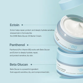 IUNIK jar held in hand for scale showing compact 50ml size and travel-friendly use