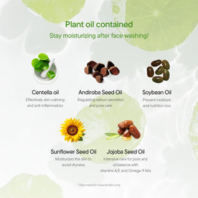 IUNIK bottle label close-up highlighting Centella and plant oils