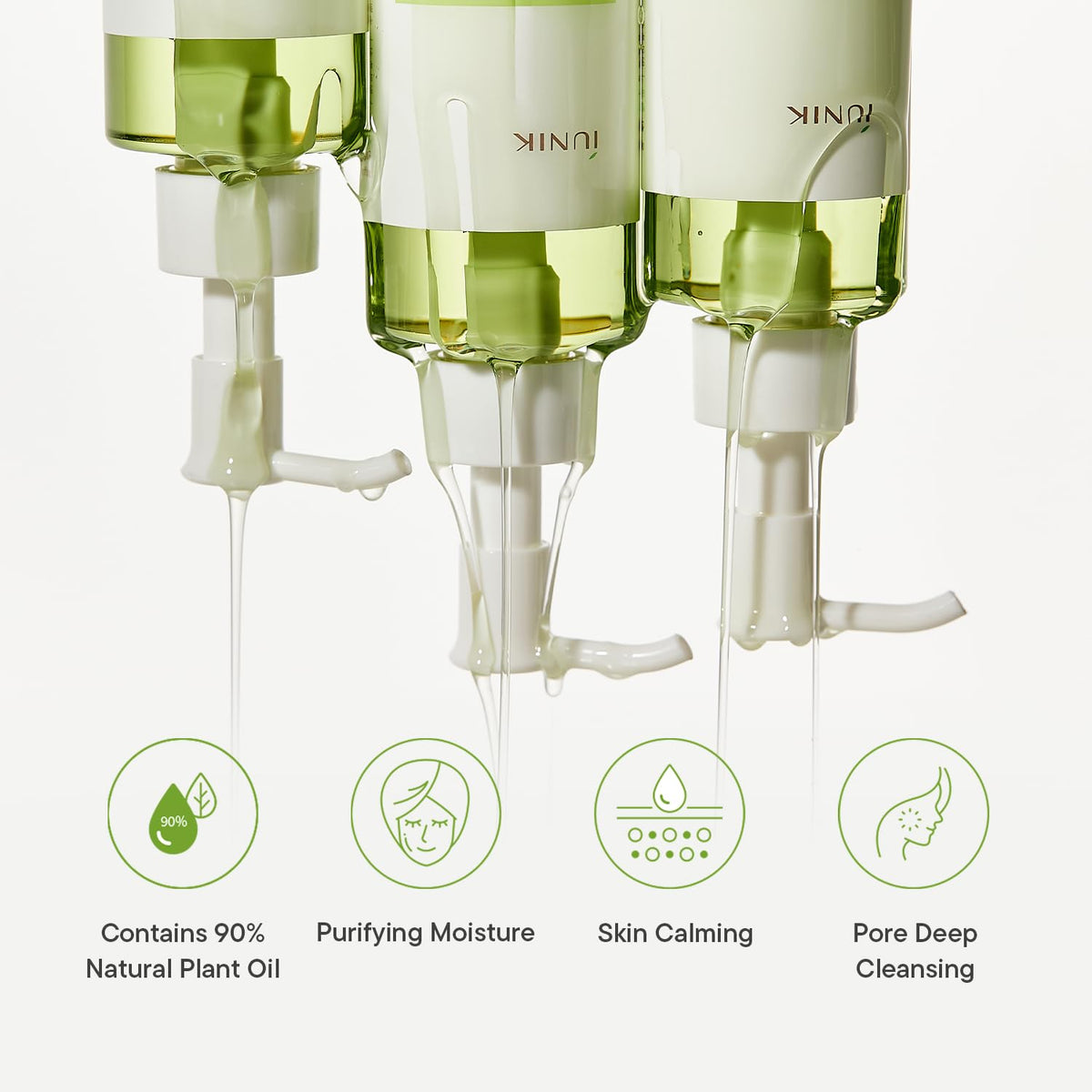 IUNIK cleansing oil removing waterproof makeup for effective cleansing