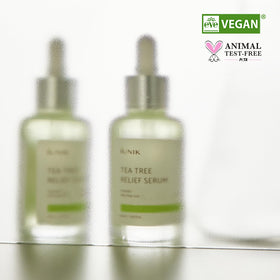 IUNIK package label detail showing ingredient focus and gentle formulation