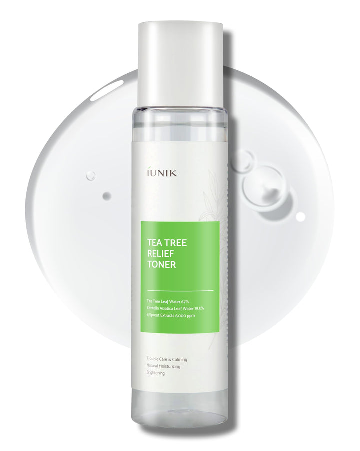IUNIK front bottle view showing clean packaging and product name for easy recognition