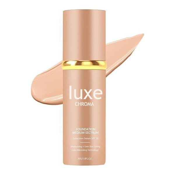 Iuxe Chroma front packaging showing branding and compact design benefit portability