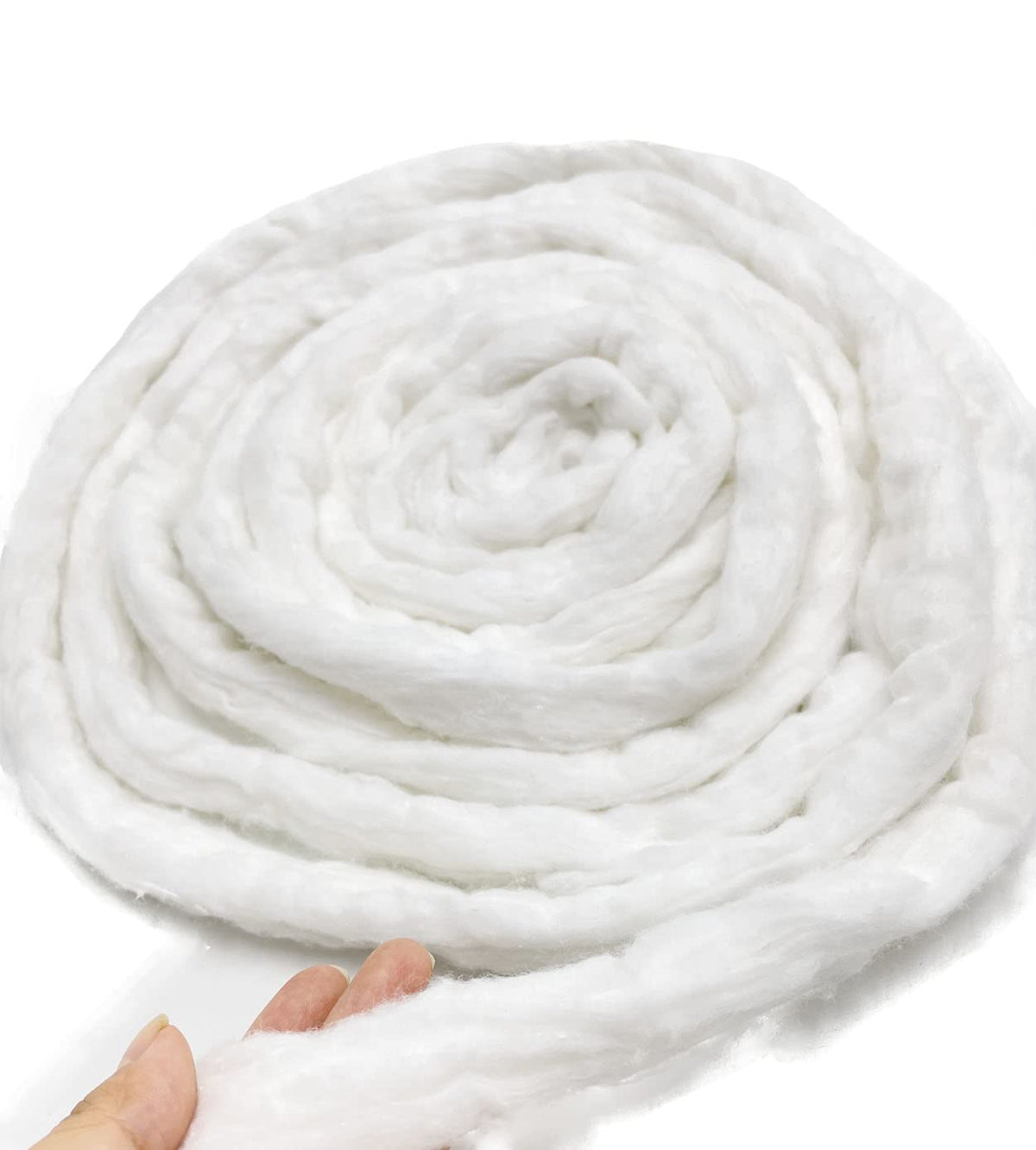 Ivie front packaging showing the white cotton coil and clear label for salon use