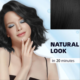 Ivnil open bottle showing shampoo texture for visible conditioning and color deposit