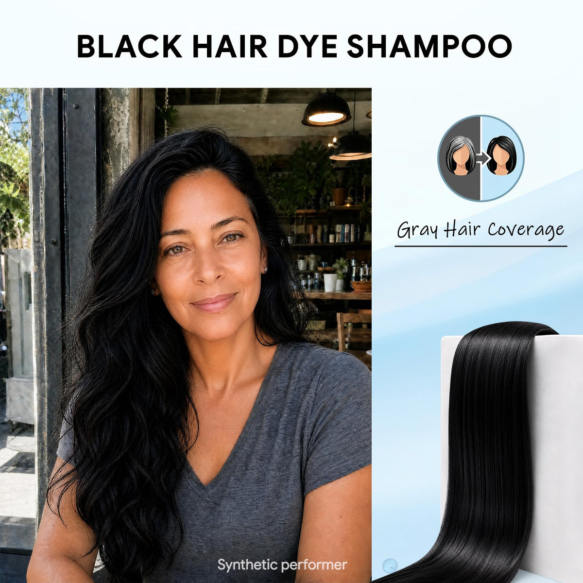Ivnil shampoo foaming in hand demonstrating simple in-shower application and even spread