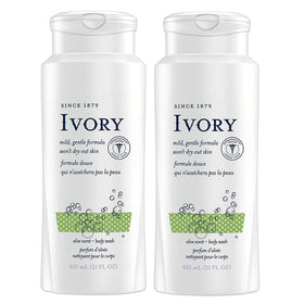 Ivory 21 oz aloe front packaging showing label and two-pack convenience