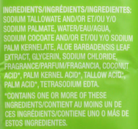 Ivory aloe bar in shower held by hand illustrating mild scent and everyday use