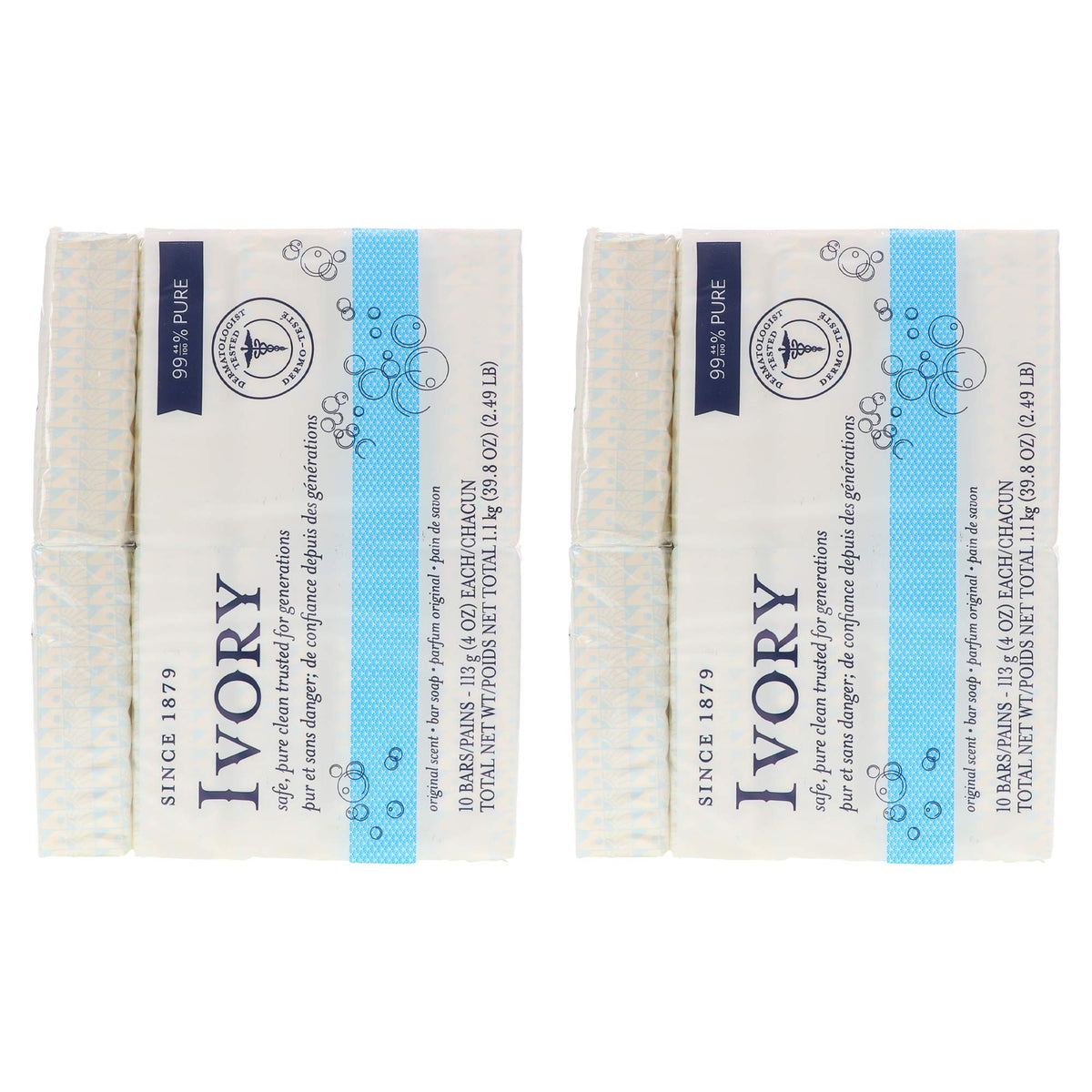 Ivory bar in hand demonstrating comfortable size and practical everyday use