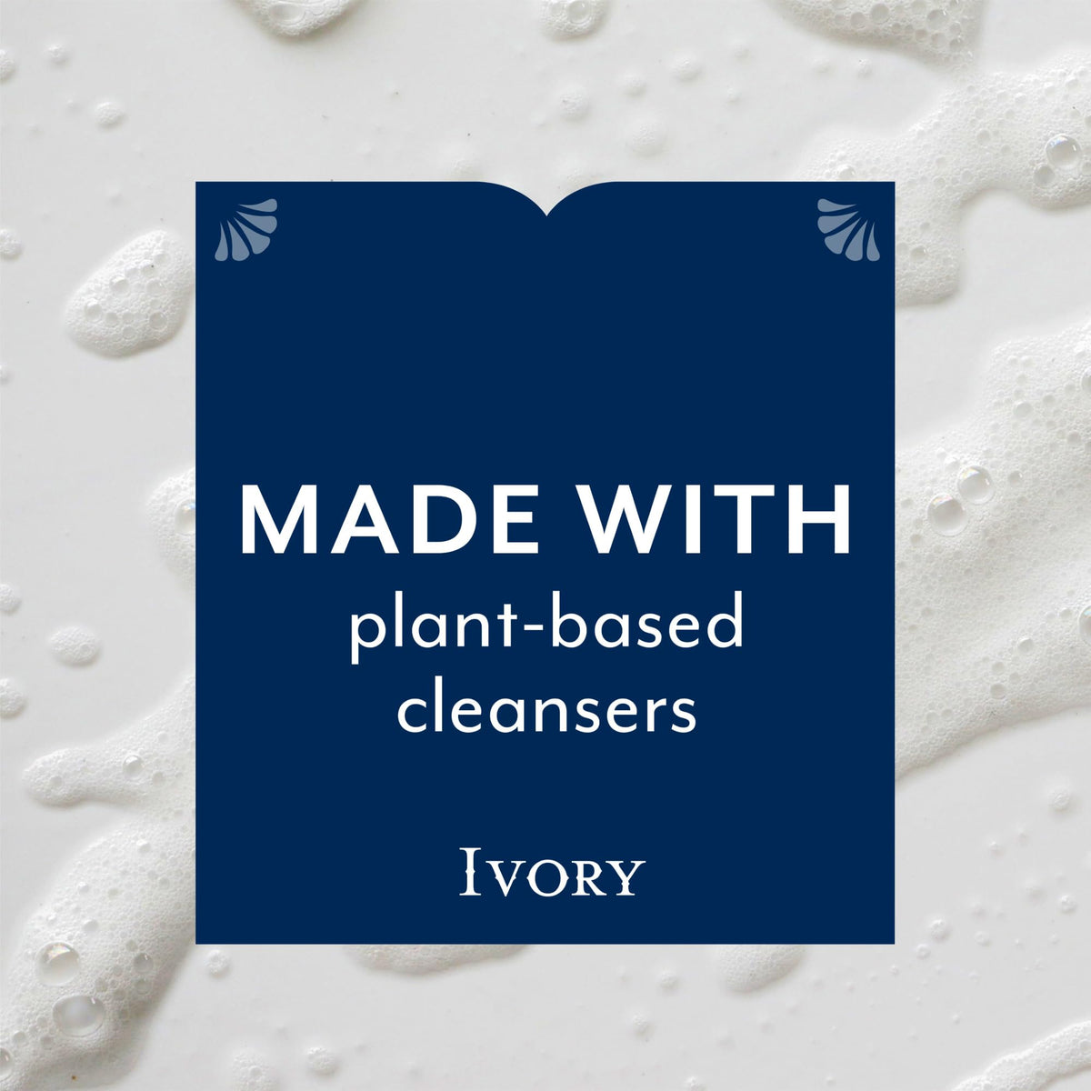 Ivory creamy lather close-up demonstrating rich foam for cleaning