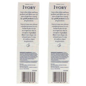 Ivory size comparison in hand showing 4 oz bath-size bar for scale