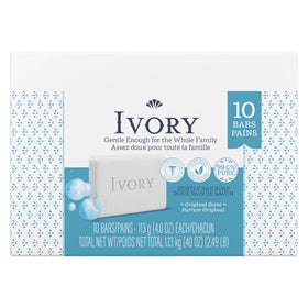Ivory bar beside ruler showing 4 oz size and practical portioning