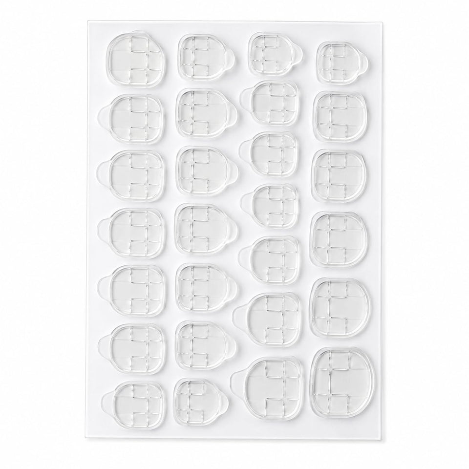 Ivtor front packaging showing 30 sheets and clear double-sided tabs for easy use