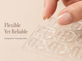 Ivtor lifestyle hands with press-on nails showing salon-quality look and convenience