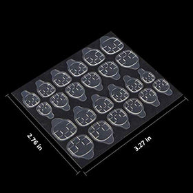 Ivtor sheet layout displaying 12 sizes per sheet to match each fingernail precisely