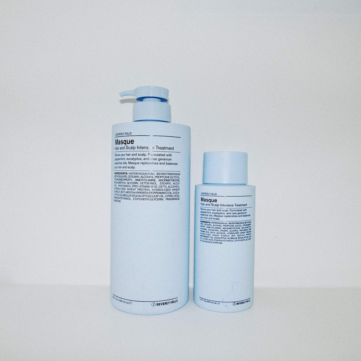 J Beverly Hills mask applied in salon to scalp for refreshing treatment