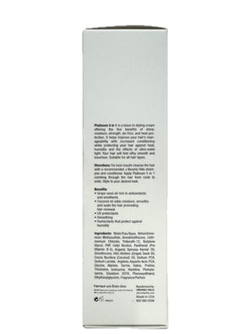 J Beverly Hills ingredients label closeup showing argan, grape seed, and coconut oils