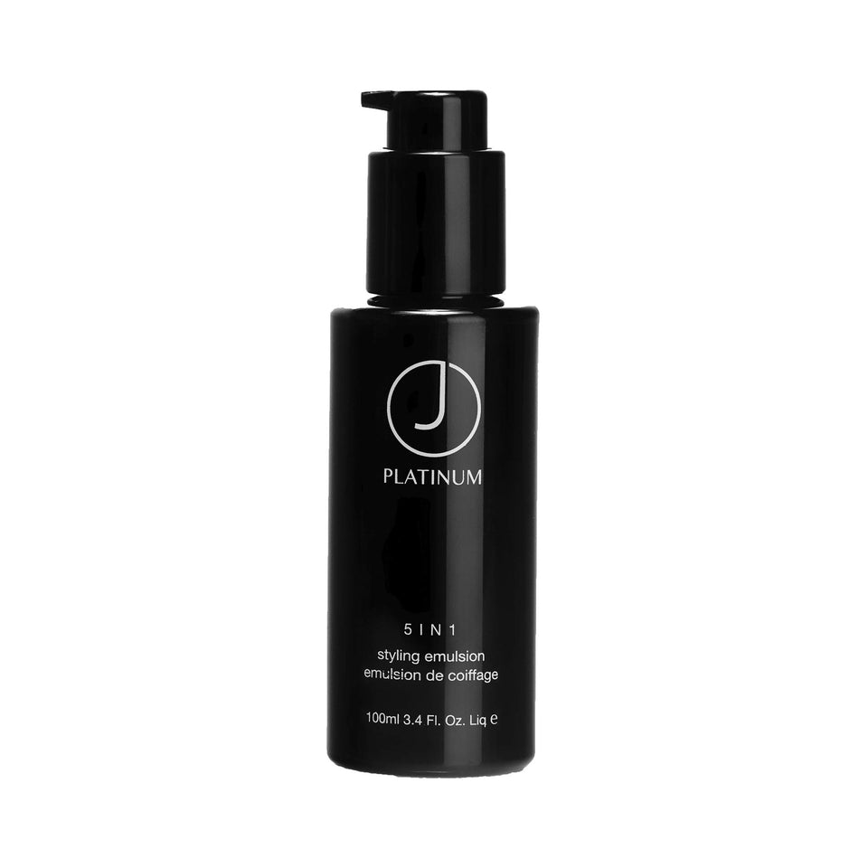 J Beverly Hills front bottle product shot showing sleek packaging and salon-quality finish