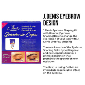 J. Denis angled brush and spoolie close-up delivering controlled blending