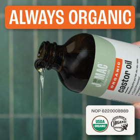 J MAC BOTANICALS USDA organic seal and ingredient focus confirming purity benefit