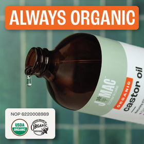 j mac botanicals cushioned packaging showing safe shipping and intact bottle benefit