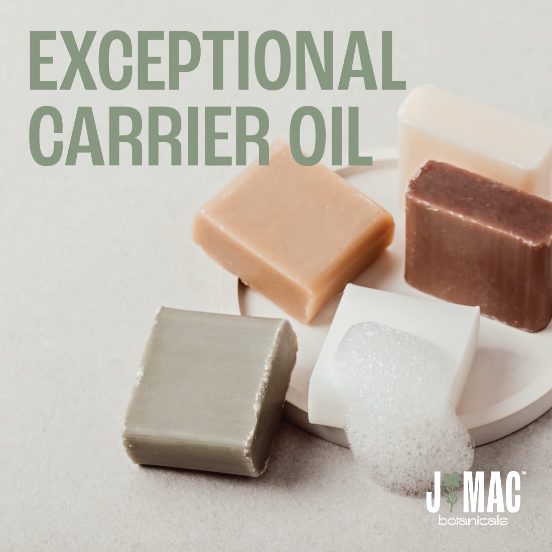 J MAC BOTANICALS applied during massage showing smooth glide and skin hydration