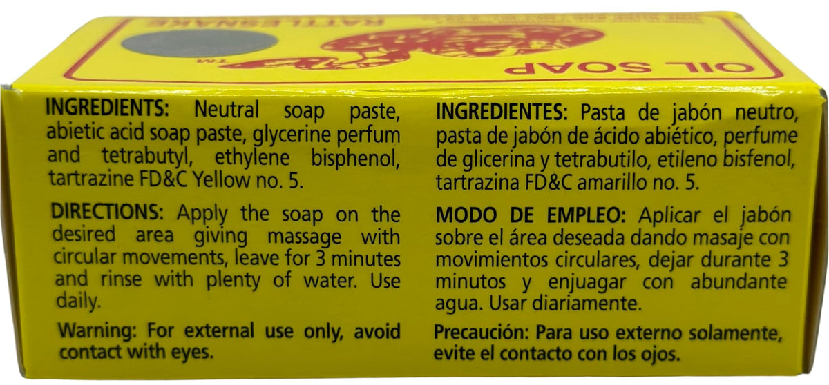 JABON DE ACEITE VIBORA DE CASCABEL rich lather demonstrating gentle cleansing action