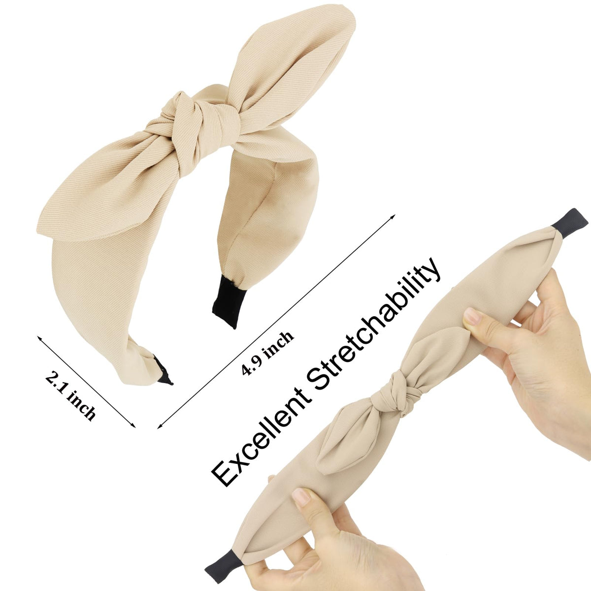 Jaciya headband worn during light exercise demonstrating stay-put, active benefit