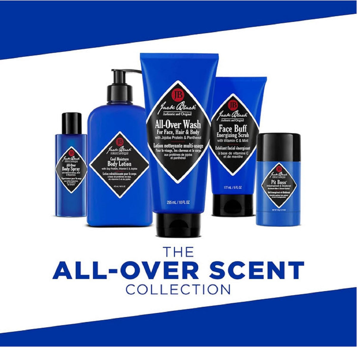Jack Black pump close-up demonstrating easy dispensing for quick showers benefit