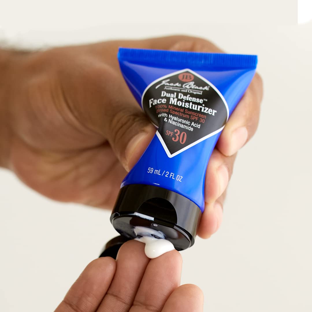 Jack Black product label showing active minerals and antioxidant blend