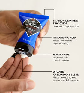 Jack Black in a morning routine setting highlighting daily protection