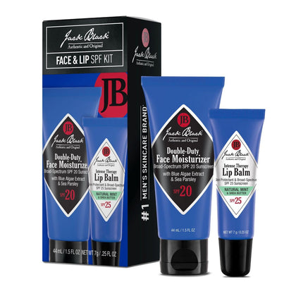 Jack Black front packaging showing both SPF products and easy grab convenience