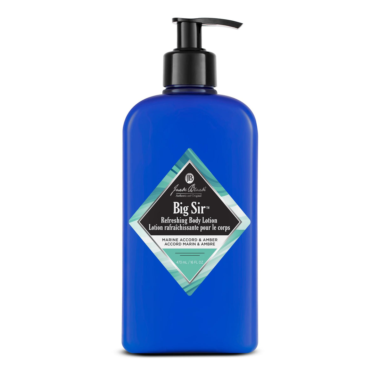 Jack Black front packaging showing 16 oz bottle and coastal design for everyday hydration