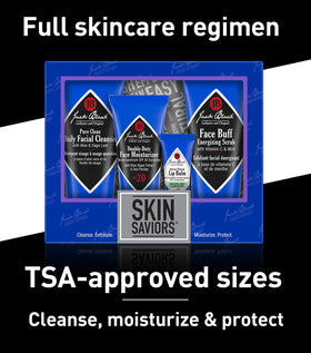 Jack Black ingredient label close-up highlighting dermatologist-tested benefits