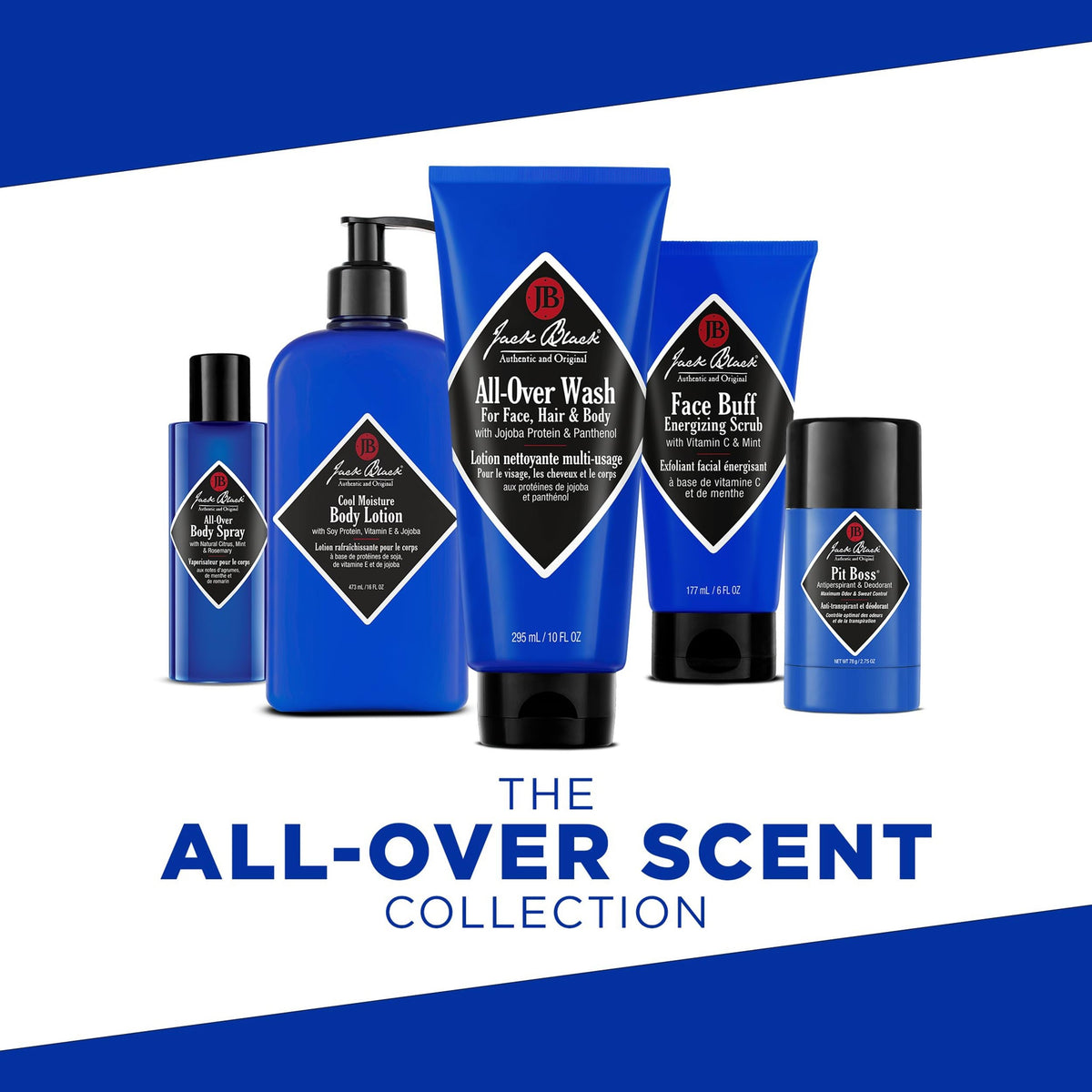 jack black ingredients label close-up showing key oils and skin-nourishing benefits