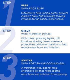 Jack Black Post Shave Cooling Gel on fingers delivering instant calm