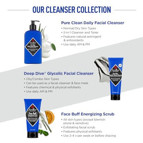 Jack Black in-shower use showing effective cleanse and shave-prep benefit