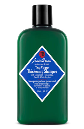 Jack Black bottle front packaging showing label and thicker-hair benefit