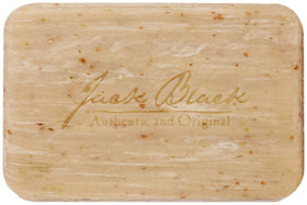 jack black close-up of lava rock texture and moisturizing butter blend