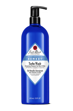Jack Black front packaging of Turbo Wash refreshing dual-purpose cleanser