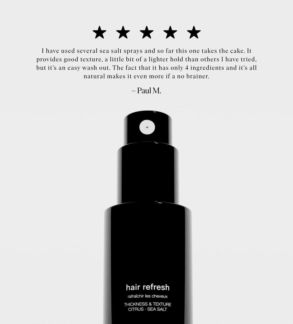 Jack Henry placed on bathroom counter showing everyday styling convenience benefit