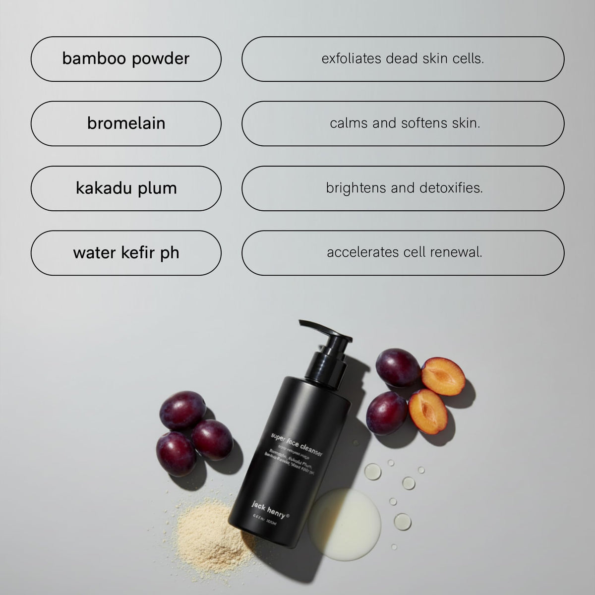 Jack Henry creamy texture close-up illustrating gentle hydration benefit