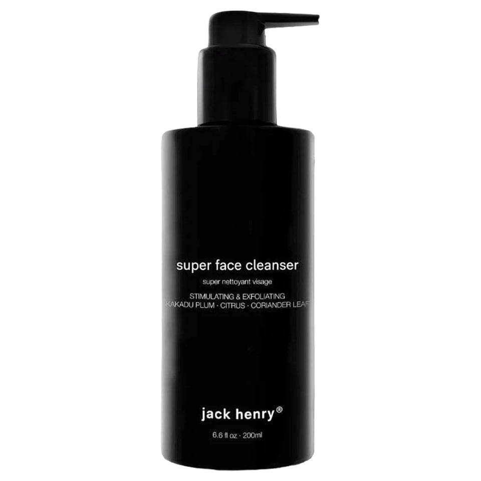 Jack Henry front packaging showing cleanser and calming scent benefits