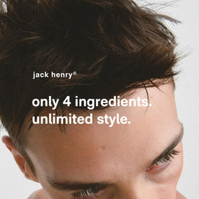 Jack Henry open jar close-up of clay texture for easy application benefit