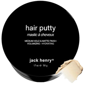 Jack Henry putty front tub shown clearly, easy-to-use styling paste