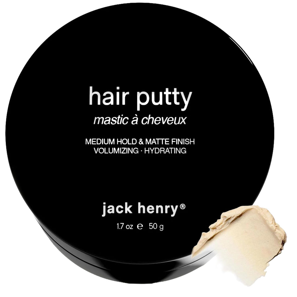 Jack Henry putty front tub shown clearly, easy-to-use styling paste