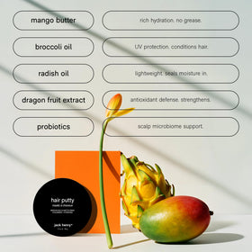 Jack Henry putty with mango butter and broccoli seed oil, nourishing benefits