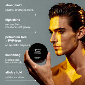 Jack Henry close-up texture of wax showing smooth glossy consistency