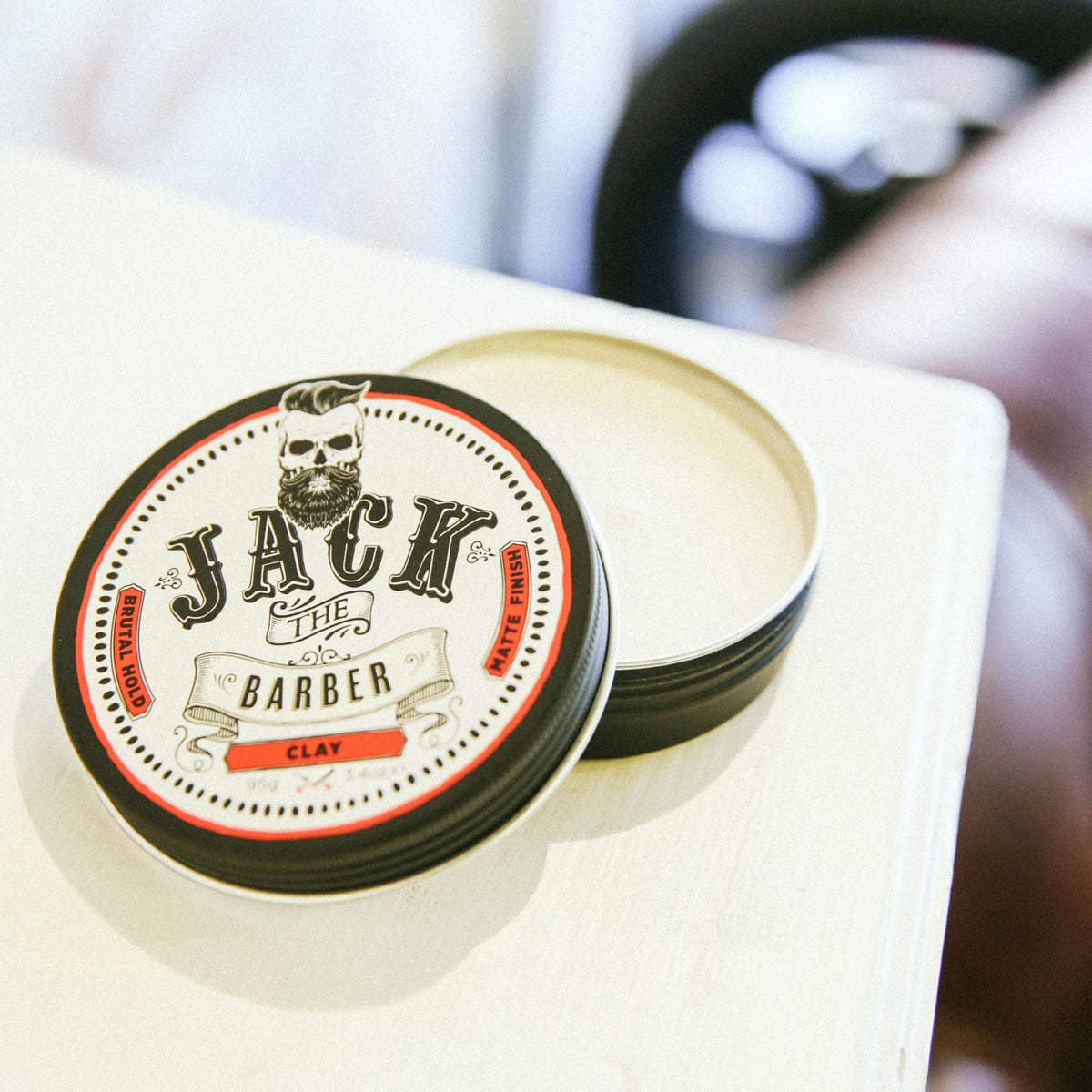 jack the barber label closeup highlighting clean ingredients and Australian barbershop heritage